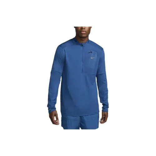 nike Бег Division Бег T Рубашка Мужская Дворцовый Синий