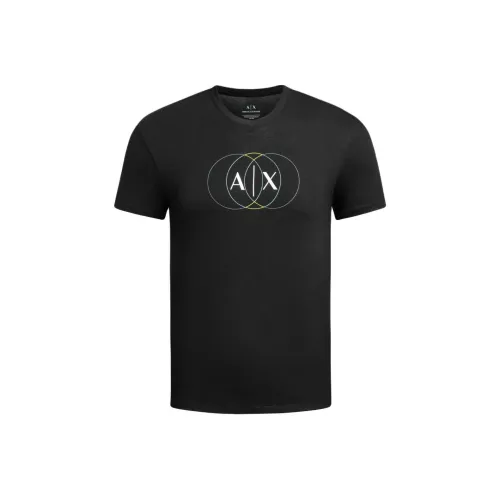 ARMANI EXCHANGE SS24 T Рубашка Мужская Черная