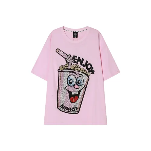 TCH Розовая унисекс футболка T