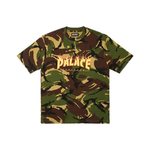 Дворцовый Thrasher Co Бренд Камуфляж Унисекс Футболка