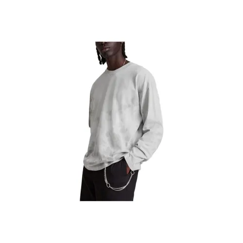 ALLSAINTS Мужская T-рубашка ледяного серого цвета