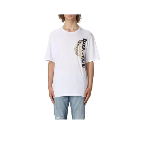 Just Cavalli T-Shirt Мужской Белый