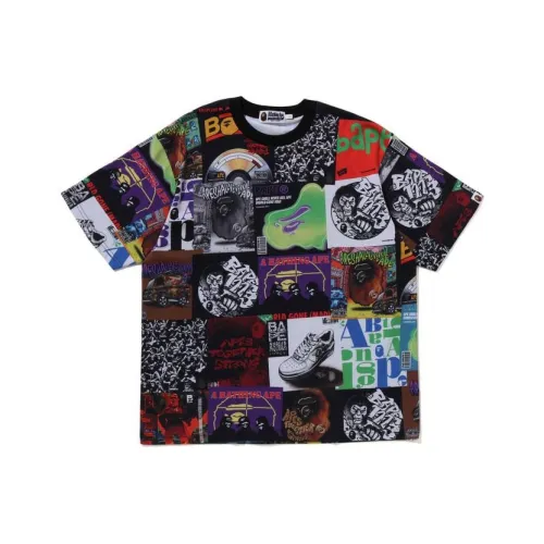 A BATHING APE T-Shirt Унисекс Черный