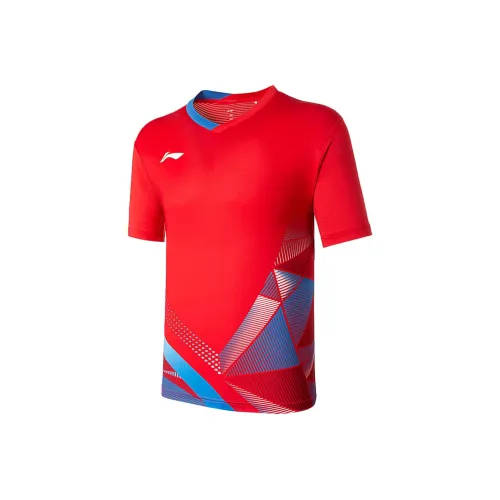 LINING Badminton series T-Shirt Unisex Vermillion