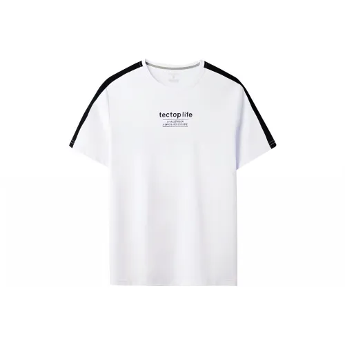 Tectop Белая Унисекс Футболка