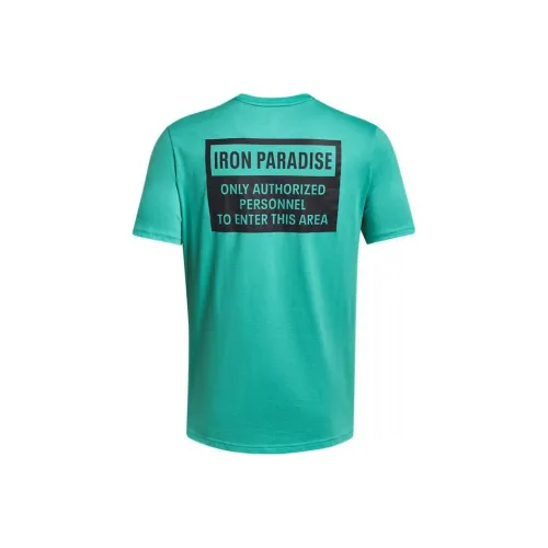 Under Armour Johnson T Shirt Мужская Зеленая