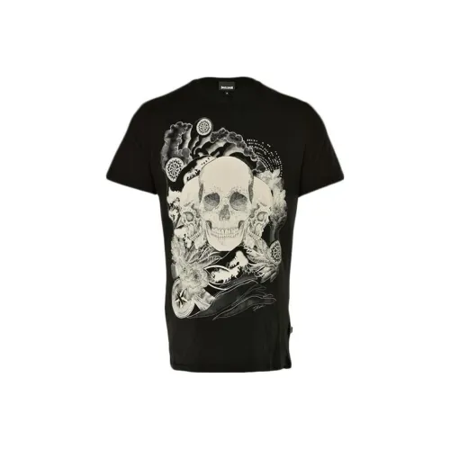 Just Cavalli T-Shirt Мужской Черный