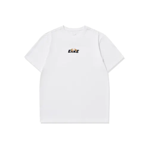 Erke Короткий рукав T-рубашки Мужской True White