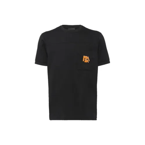 PRADA Мужские черные T-рубашки