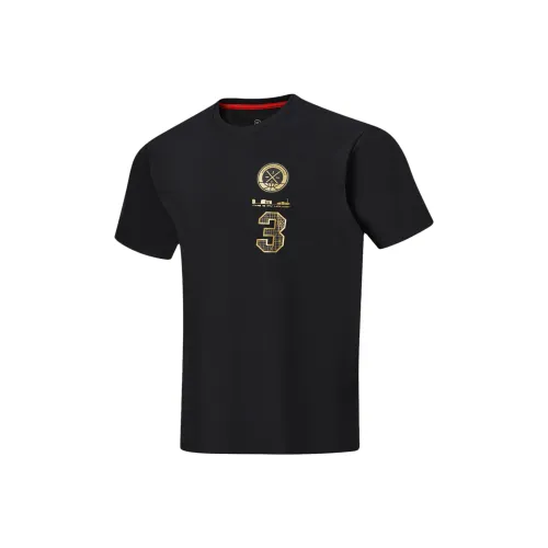 LINING Wade Collection T-Shirt Унисекс Черный Ribbons для принтера