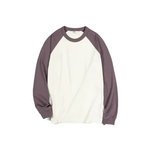 UNIQLO T-рубашка мужская синий-фиолетовый