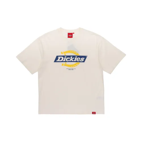 Dickies Сливочный Мужской T-Рубашки