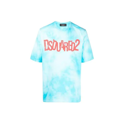 DSQUARED 2 Синий Мужской T-Рубашки