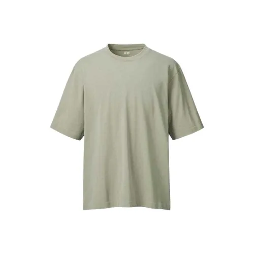 Uniqlo U Collection SS24 T Рубашка Мужская Изумрудно-Зеленая