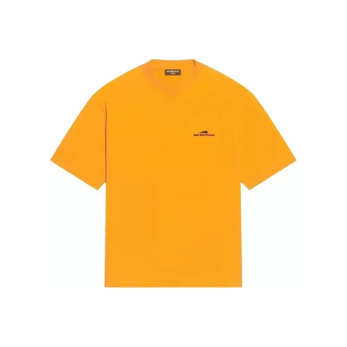 Balenciaga T-Shirt Мужская Регулярная Подкладка Оранжевый