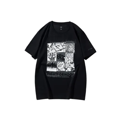 LINING Черная унисекс футболка