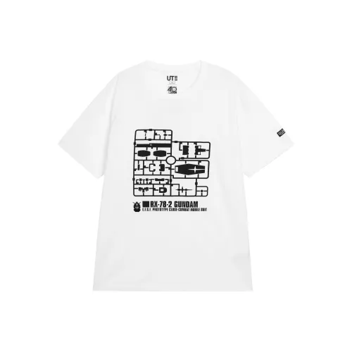 UNIQLO Белая унисекс футболка