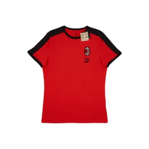 PUMA AC MILAN Черный Красный Мужская Футболка
