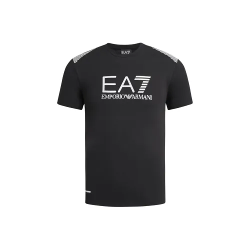 EMPORIO ARMANI EA7 SS24 T Рубашка Мужская Черная