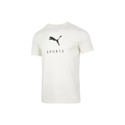 PUMA Белая Мужская Футболка