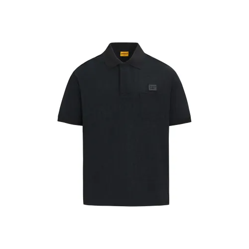 CAT Черная мужская футболка