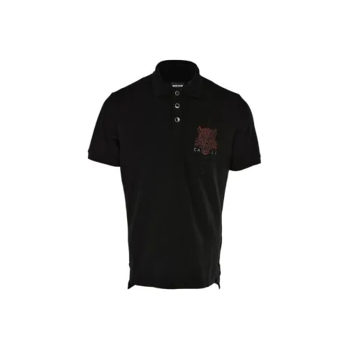 Just Cavalli T-Shirt Мужской Черный