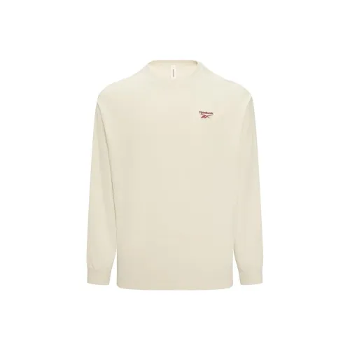 Reebok Экрю/Красный Унисекс Футболка
