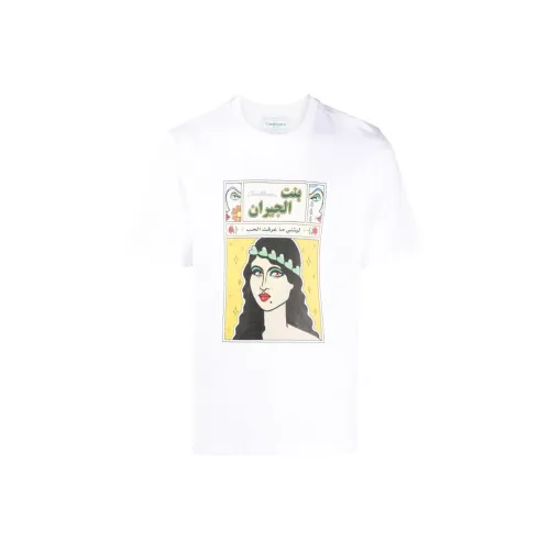 CASABLANCA Белый Мужской T-Рубашки