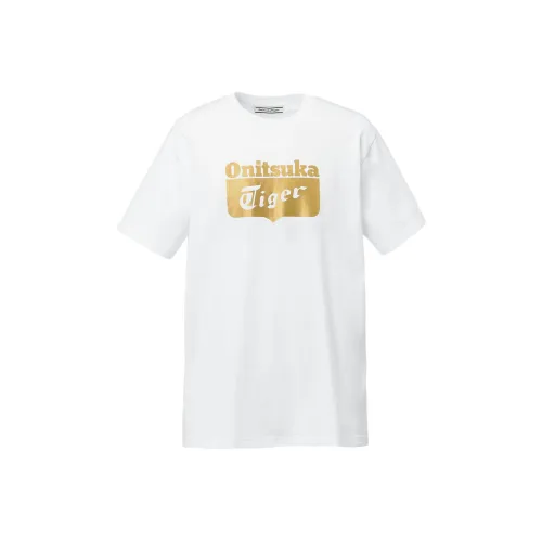 Onitsuka Tiger Белая Унисекс Футболка