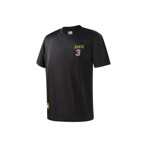 NBA Los Angeles Lakers Черная Унисекс Футболка