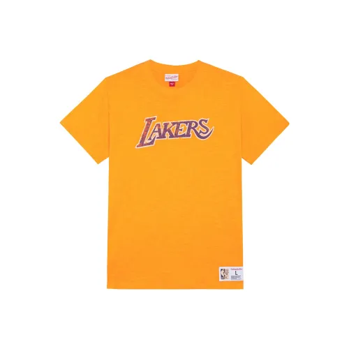 MITCHELL NESS T-Shirt Унисекс Желтый