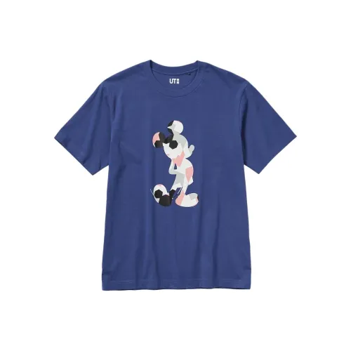 UNIQLO Синие Унисекс Футболки