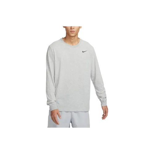 Nike Тонированный Темно-Серый Мужской T-Рубашки