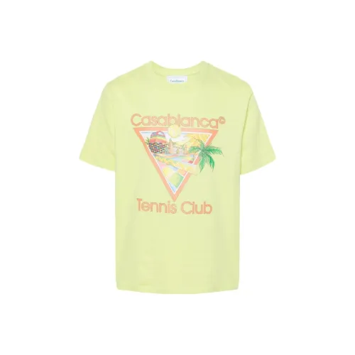 CASABLANCA SS24 T Рубашка Мужская Зеленая
