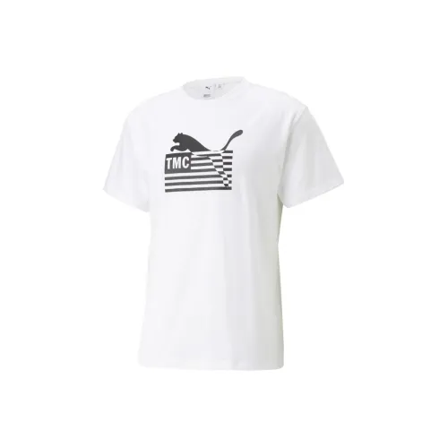 PUMA X TMC Повседневный Белый Мужской T-Рубашка