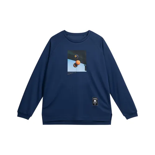 Wild Child Club Реглан-рукав Т-рубашка Унисекс Темно-синий