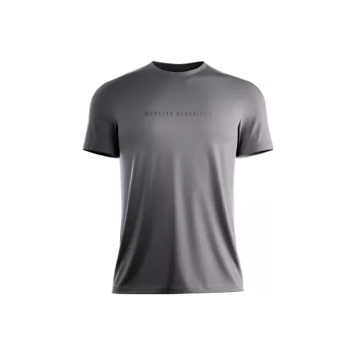 Monster Guardians T-Shirt Мужской Космический Серый