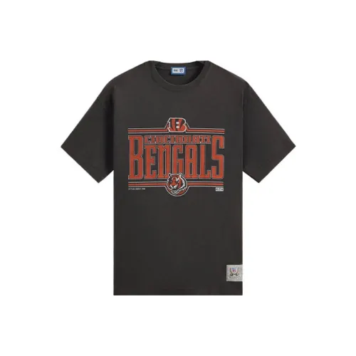 Kith X NFL FW23 Co Branded SERIES Черные Унисекс Футболки