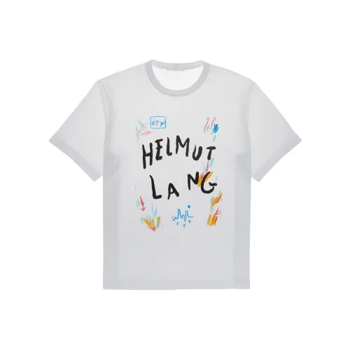 Helmut Lang Белая Мужская T-Рубашка