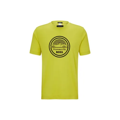 Hugo Boss Зеленые Мужские T-рубашки