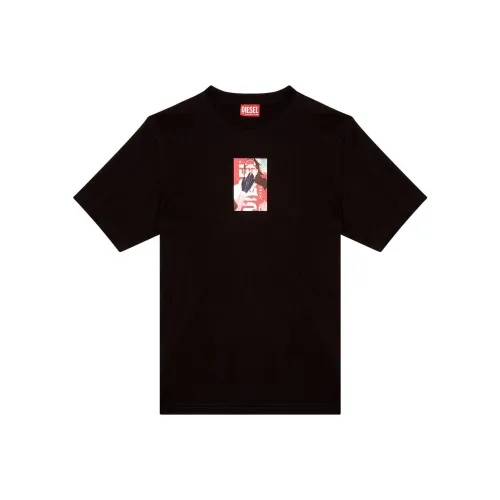 DIESEL Мужские черные T-рубашки