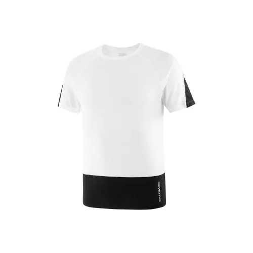 Salomon Collaboration CROSS RUN Белый Мужской T-Рубашки