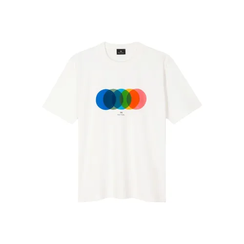 Paul Smith Экрю Мужские T-рубашки