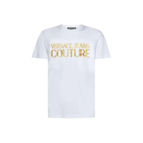 VERSACE JEANS COUTURE Белая Мужская Футболка