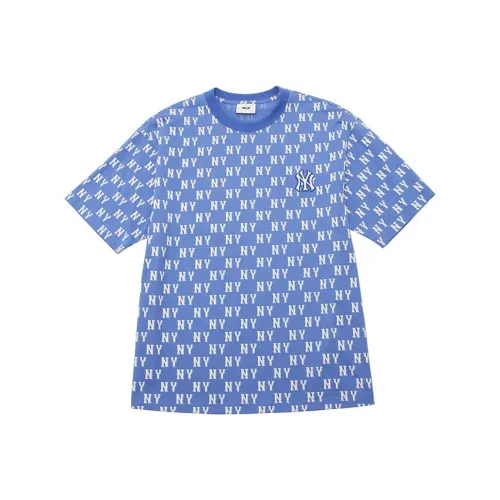 Mlb Base Logo SS24 Комплект с рукавами T-рубашка унисекс синий