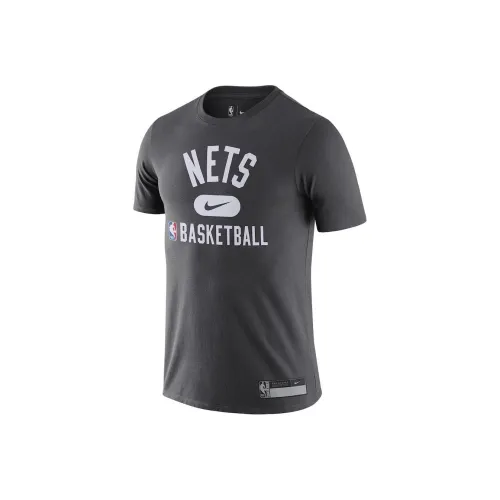 Nike T-Shirt Brook Lin Nets Men's Charcoal Gray