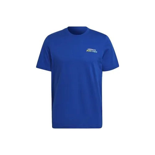 Adidas Originals Blue Men's T-Shirts Adidas Originals Синий Мужской Т-Ширт
