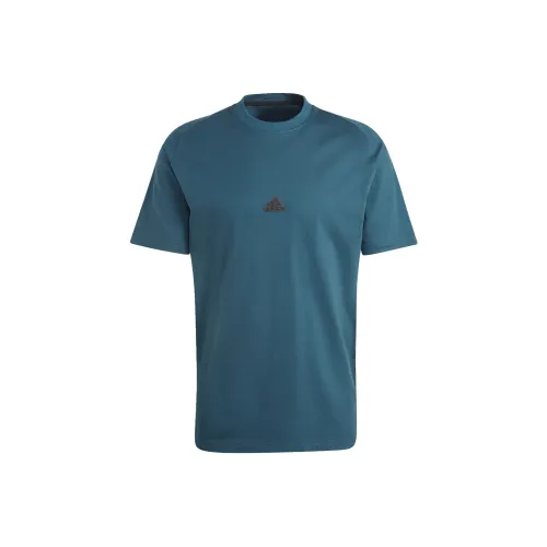 Adidas Z.N.E. Collection Арктический синий Мужская футболка с коротким рукавом