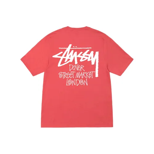 Stussy Красный Унисекс Футболки