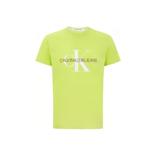 Calvin Klein T-Shirt Unisex Neon Green Калвин Кляйн Т-Рубашка Унисекс Неон Зеленый
